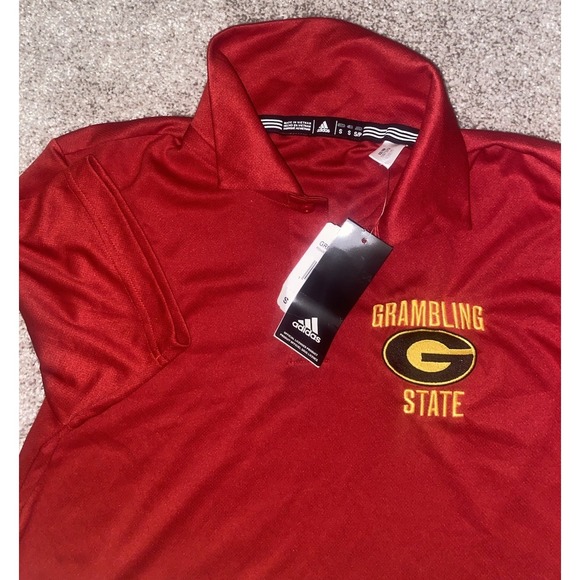 Grambling State Tigers Pro University Polo Addias Men's Size Small NCAA Football - Picture 1 of 10
